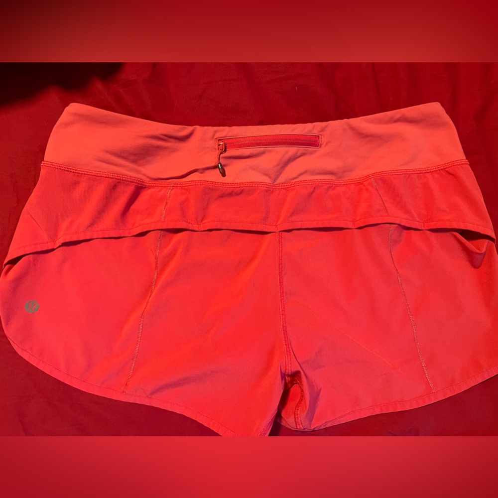 Lululemon speed shorts. Size 10.